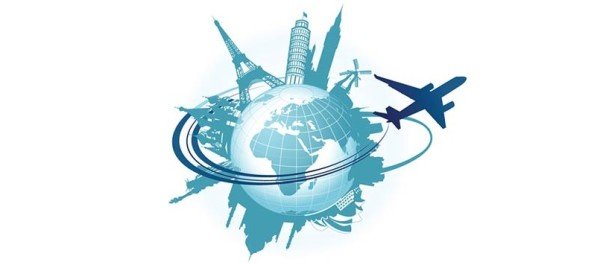 Globe avion travail tourisme